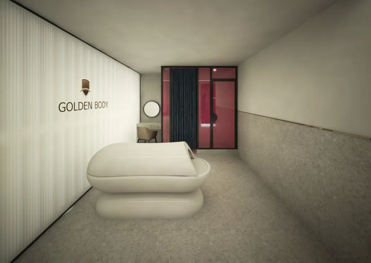 곡선미가 돋보이는 프리미엄 에스테틱 시술실 인테리어